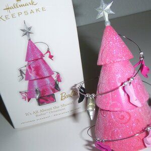 Hallmark Keepsake Ornament-Barbie Pink Tree